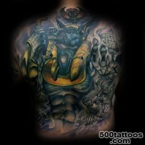 100 Anubis Tattoo Designs For Men   Egyptian Canine Ink Ideas_31