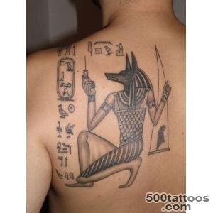 Egyptian anubis tattoo on shoulder blade   Tattooimagesbiz_38