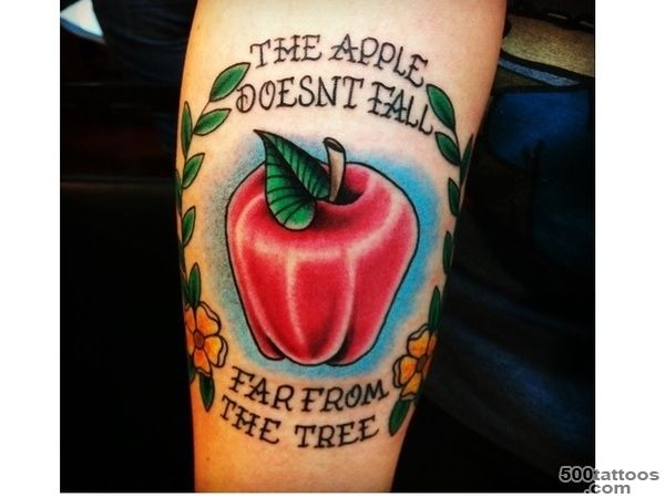 12 Awesome Apple Tattoo Designs_34