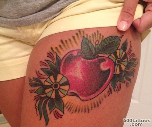Apple Tattoo Designs and Meanings  Tattoo Art Club – Free Tattoo ..._16