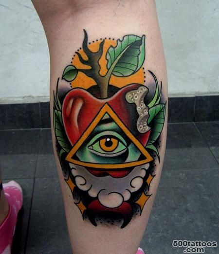 Apple Tattoos, Designs And Ideas  Page 22_27