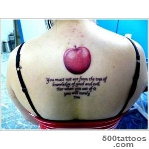 30 Stunning Apple Tattoo Designs_37