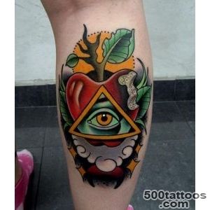 Apple Tattoos, Designs And Ideas  Page 22_27