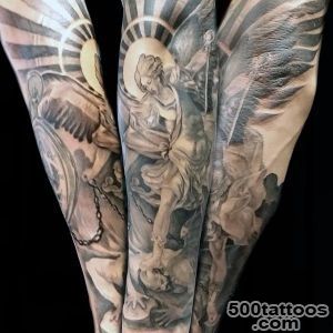 75 St Michael Tattoo Designs For Men   Archangel And Prince_5