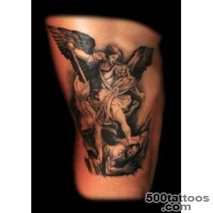Archangel Tattoo Design Sample by Dzsedi_11