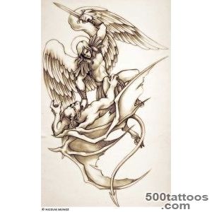 god fighting devil tattoo  The most popular archangel tattoo is _22
