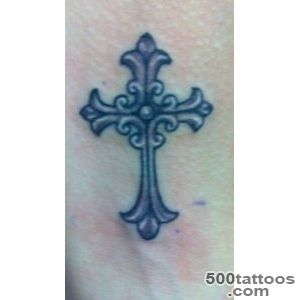Leg armenian cross tattoo_6