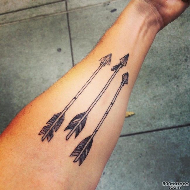 50+ Positive Arrow Tattoo Designs and Meanings   Good Choice_4