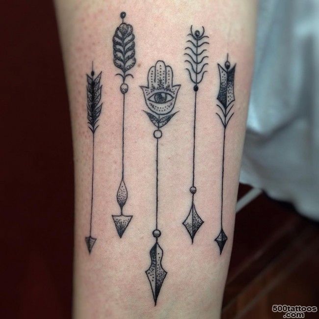 50+ Positive Arrow Tattoo Designs and Meanings   Good Choice_12