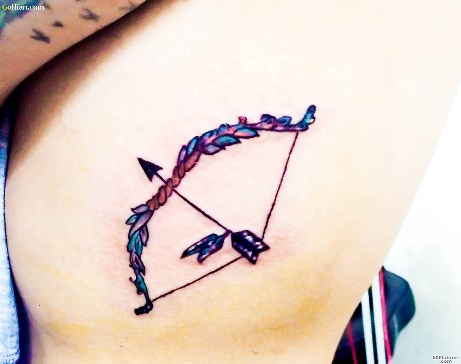 55+ Most Amazing Bow Arrow Tattoo Designs – Tribal Bow And Arrow ..._45