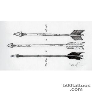 45+ Arrow Tattoo Designs_16