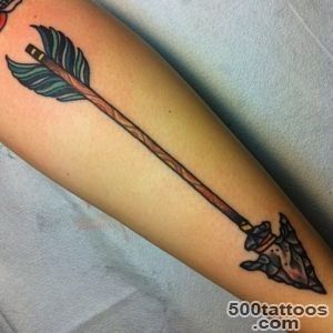 48+ Arrow Tattoos On Arm_22