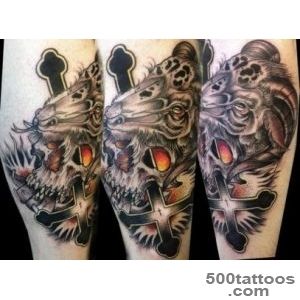 Hand Fantasy Skull constellation of the Southern Cross tattoo on Dark Art _ 34