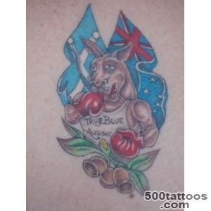 Australian-patriotic-tattoo-with-kangaroo---Tattooimagesbiz_24jpg
