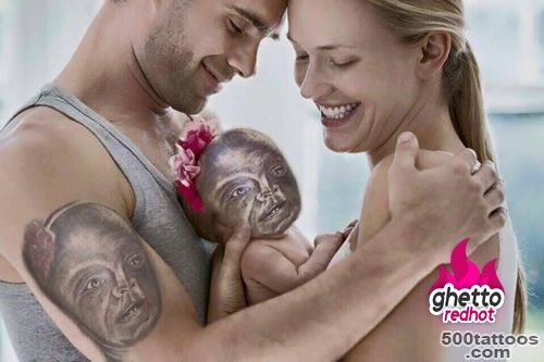 His tattoo looks just like her awwww • Ghetto Red Hot_8