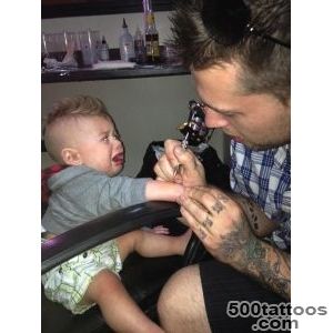Hoax Baby getting tattooed (My First Tattoo, Tattoo Your Toddler _14