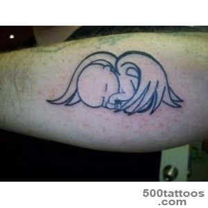 Lion amp Baby Tattoo On Back   Tattoes Idea 2015  2016_31