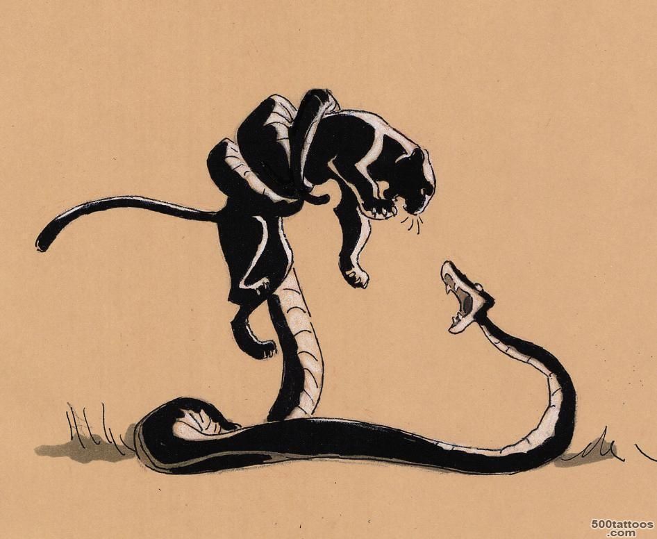 Gabriele Panther and Snake_20