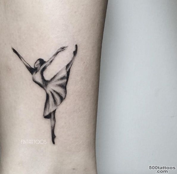 40 Wonderful Ballerina amp Dancer Tattoo Designs   TattooBlend_24