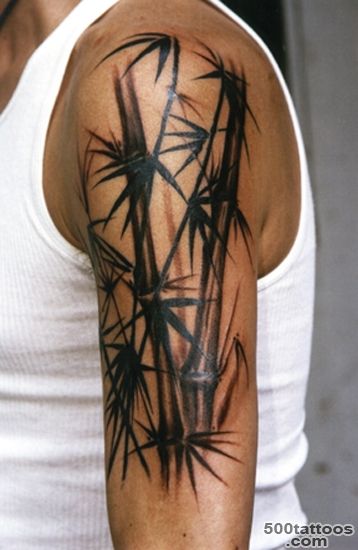 Black amp Grey Brushstroke Bamboo by Troy Denning TattooNOW_41