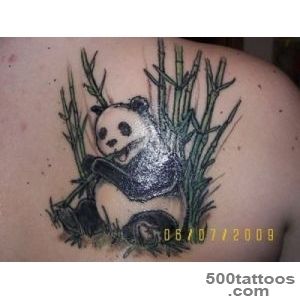 69+ Panda Bamboo Tattoos_45