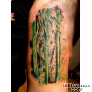 Great realistic colorful bamboo tattoo on arm   Tattoos photos_3