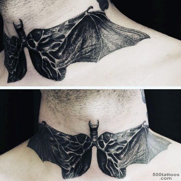 50 Bat Tattoo Designs For Men   Manly Nocturnal Design Ideas_17