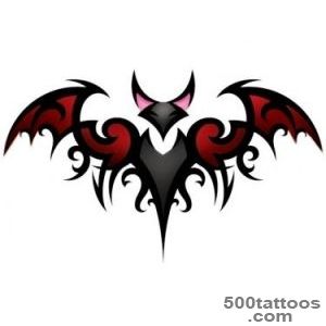 Bat tattoo design, idea, image