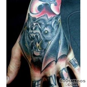 50 Bat Tattoo Designs For Men   Manly Nocturnal Design Ideas_22