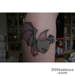 bat tattoo  used a Kurt Halsey bat as reference this was th…  Flickr_45