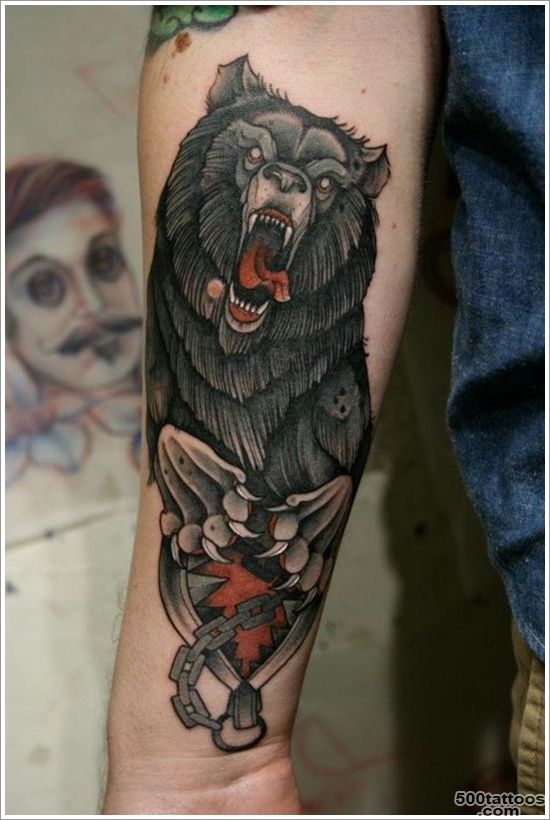 35 Bear Tattoo Designs for Your Animalistic Side_6