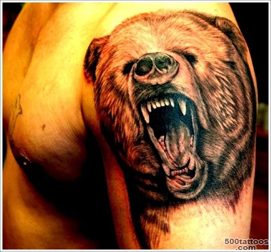 35 Bear Tattoo Designs for Your Animalistic Side_8