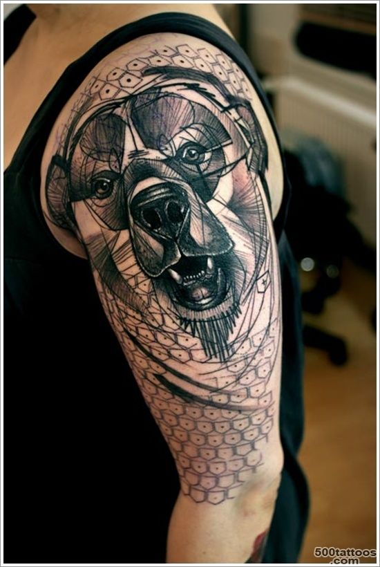 35 Bear Tattoo Designs for Your Animalistic Side_14