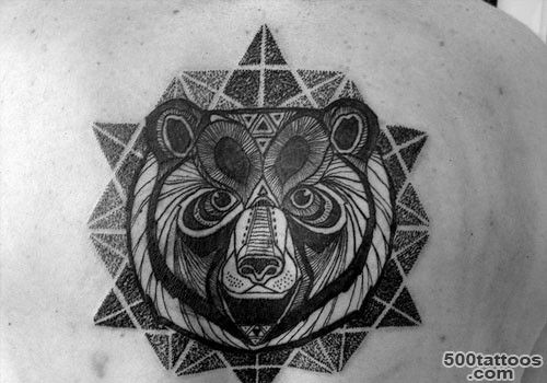 45+ Awesome Bear Tattoos_22