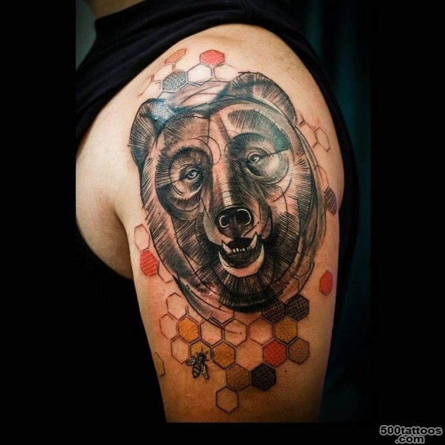 50 Best Bear Tattoos_21