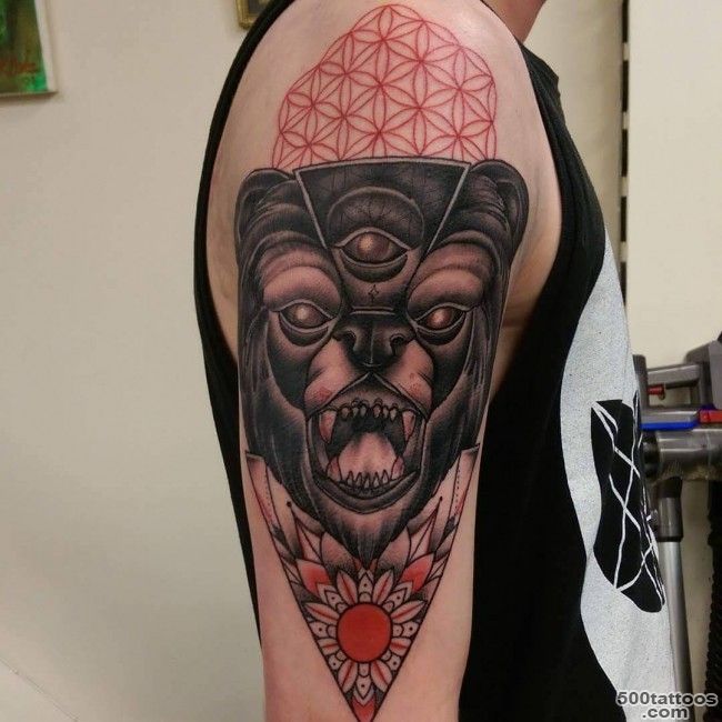 50 Best Bear Tattoos_33