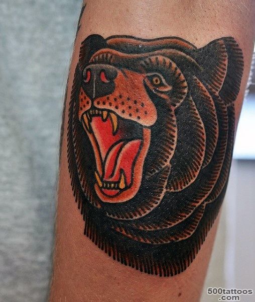 60 Bear Tattoo Designs For Men   Masculine Mauling Machine_44