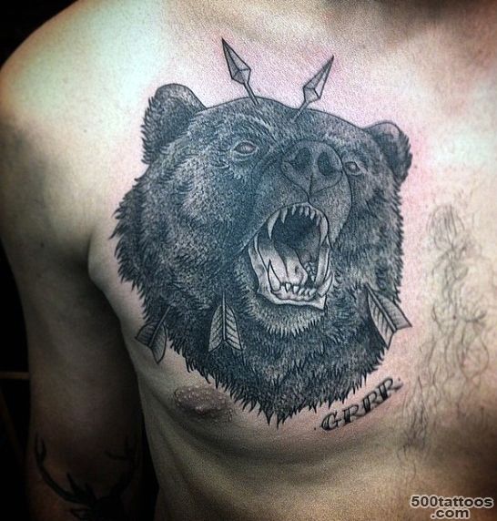 60 Bear Tattoo Designs For Men   Masculine Mauling Machine_48