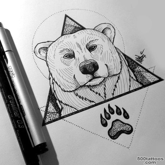 Bear Tattoo by MaryMaryLP.deviantart.com on @deviantART  tattoo ..._17