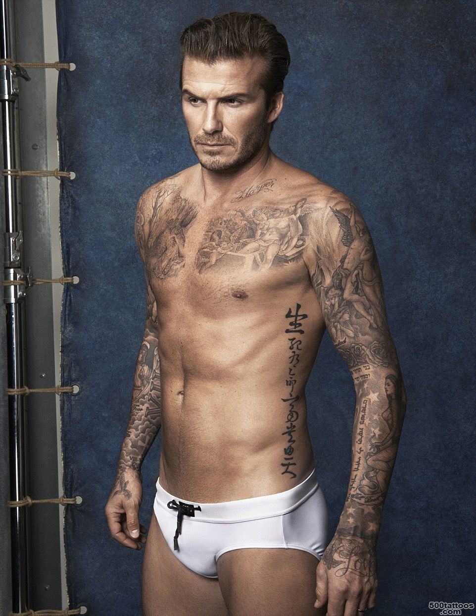 David Beckham#39s 40 tattoos and the special meaning behind each ..._1