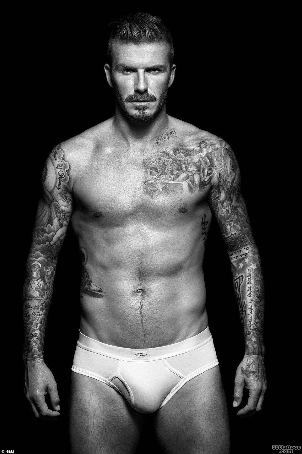 David Beckham#39s 40 tattoos and the special meaning behind each ..._9
