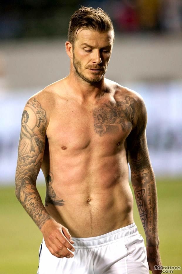 David Beckham Chest Tattoos   Beckham Tattoos_14