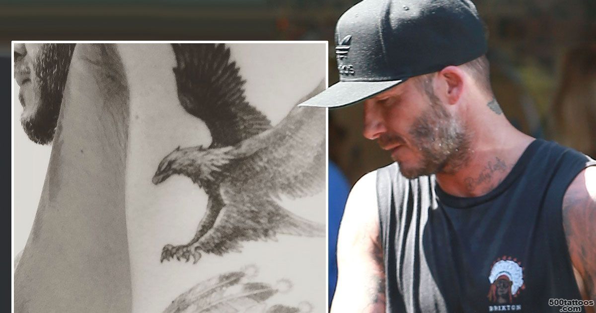David Beckham is winging it with his new tattoo as he unveils ..._49