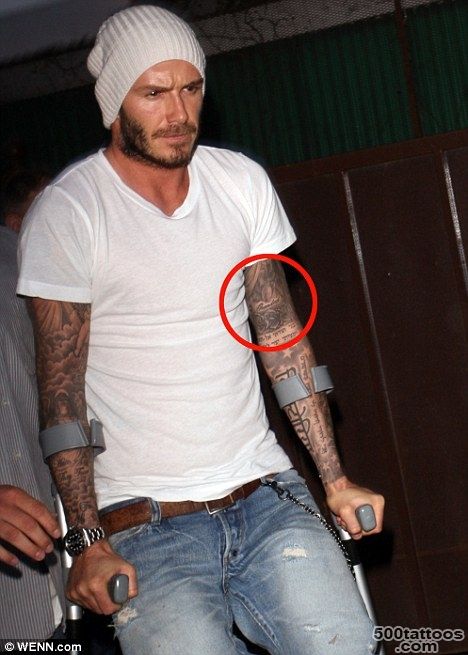 David Beckham sports new tattoo in memory of his #39inspirational ..._38