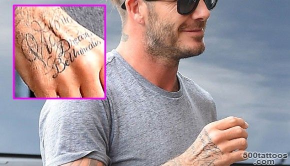 David Beckham Tattoos Meaning and Pictures of Each Tattoo_50