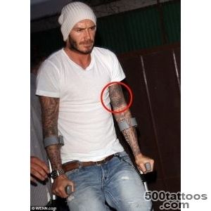 David Beckham sports new tattoo in memory of his #39inspirational _38