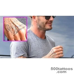 David Beckham Tattoos Meaning and Pictures of Each Tattoo_50
