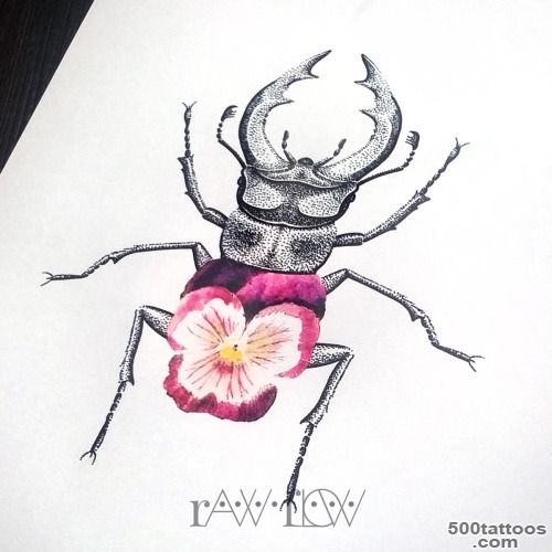 stag beetle tattoo  Tumblr_46