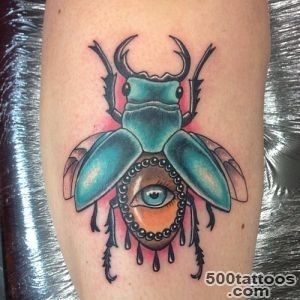 29+ Mind Blowing Beetle Tattoo Images, Pictures And Photos Ideas_37
