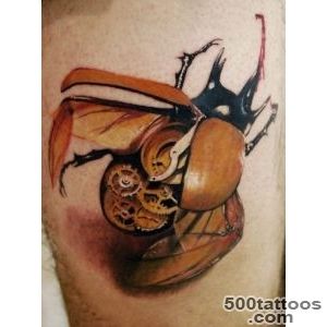 steampunk beetle tattoo  Tumblr_22